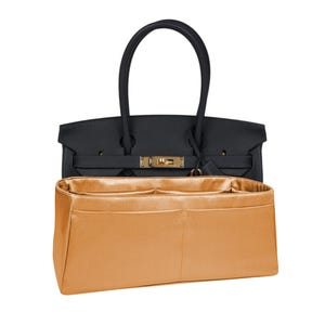 Op maat gemaakte Birkin Shoulder 29 Organizer-inzetstuk, satijn, kleur selecteren, lichtgewicht