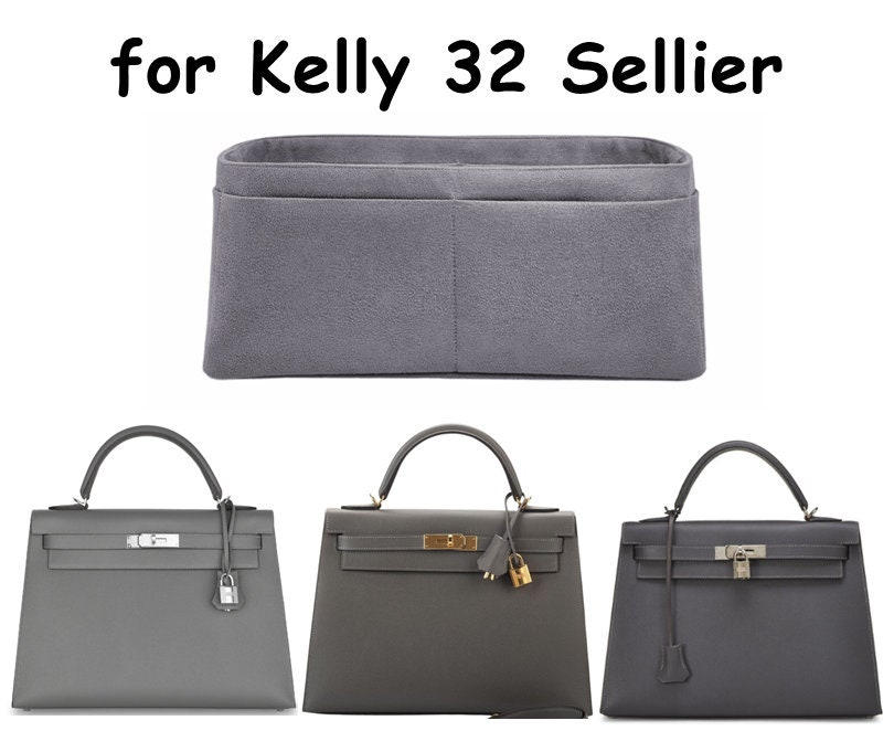 Kelly 32 Sellier Insert Purse Organizer Insert for Bag 