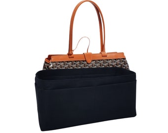 Purse Organizer for GY Bellechasse PM, Black Faux Suede, Soft and Smooth Lightweight, Sturdy, Washable, Gift for Women