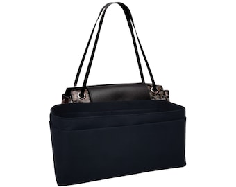 Purse Organizer for GY Rouette  PM, Black Faux Suede, Soft and Smooth Lightweight, Sturdy, Washable, Gift for Women