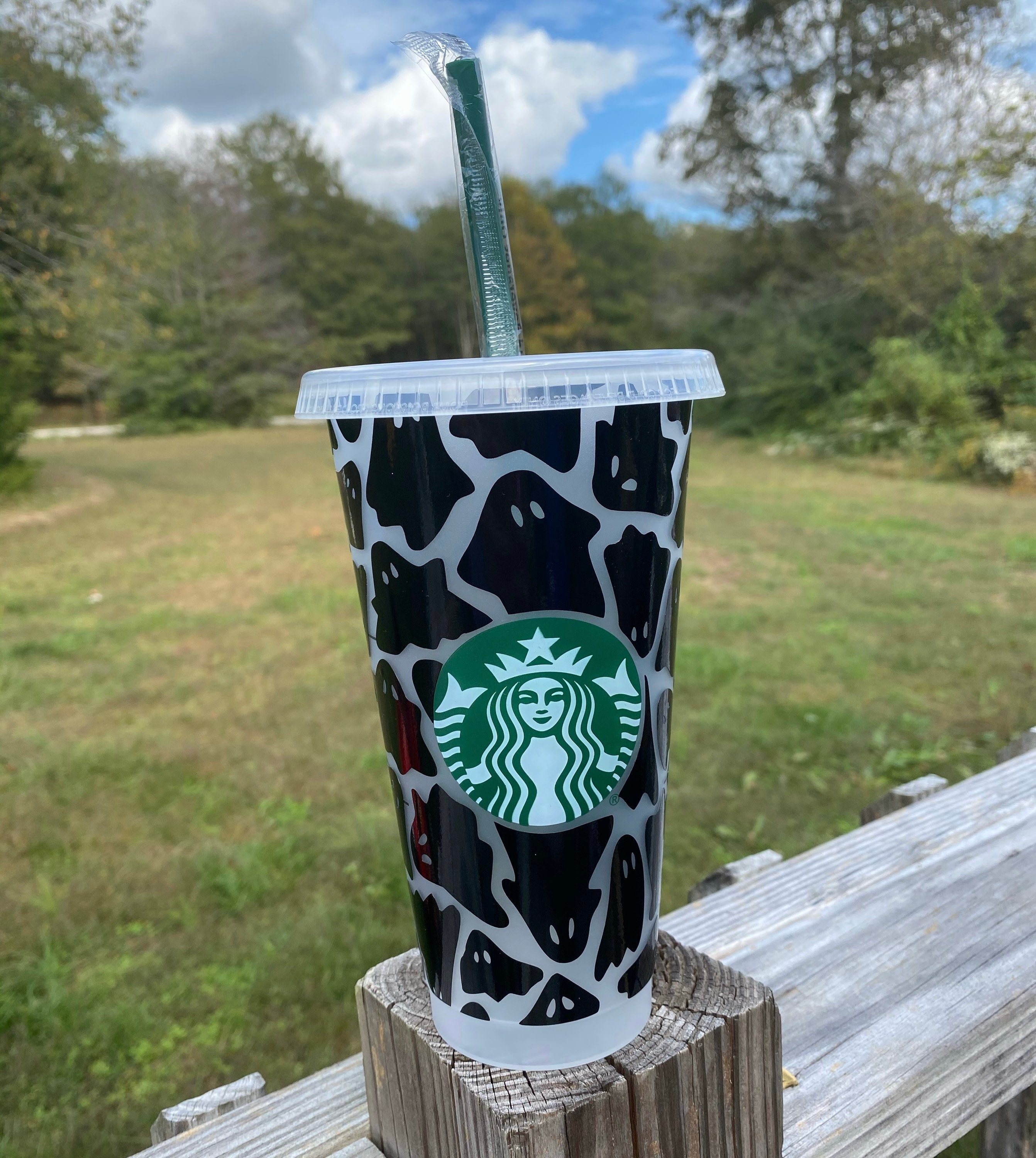 Halloween Starbucks Cold Cups Etsy