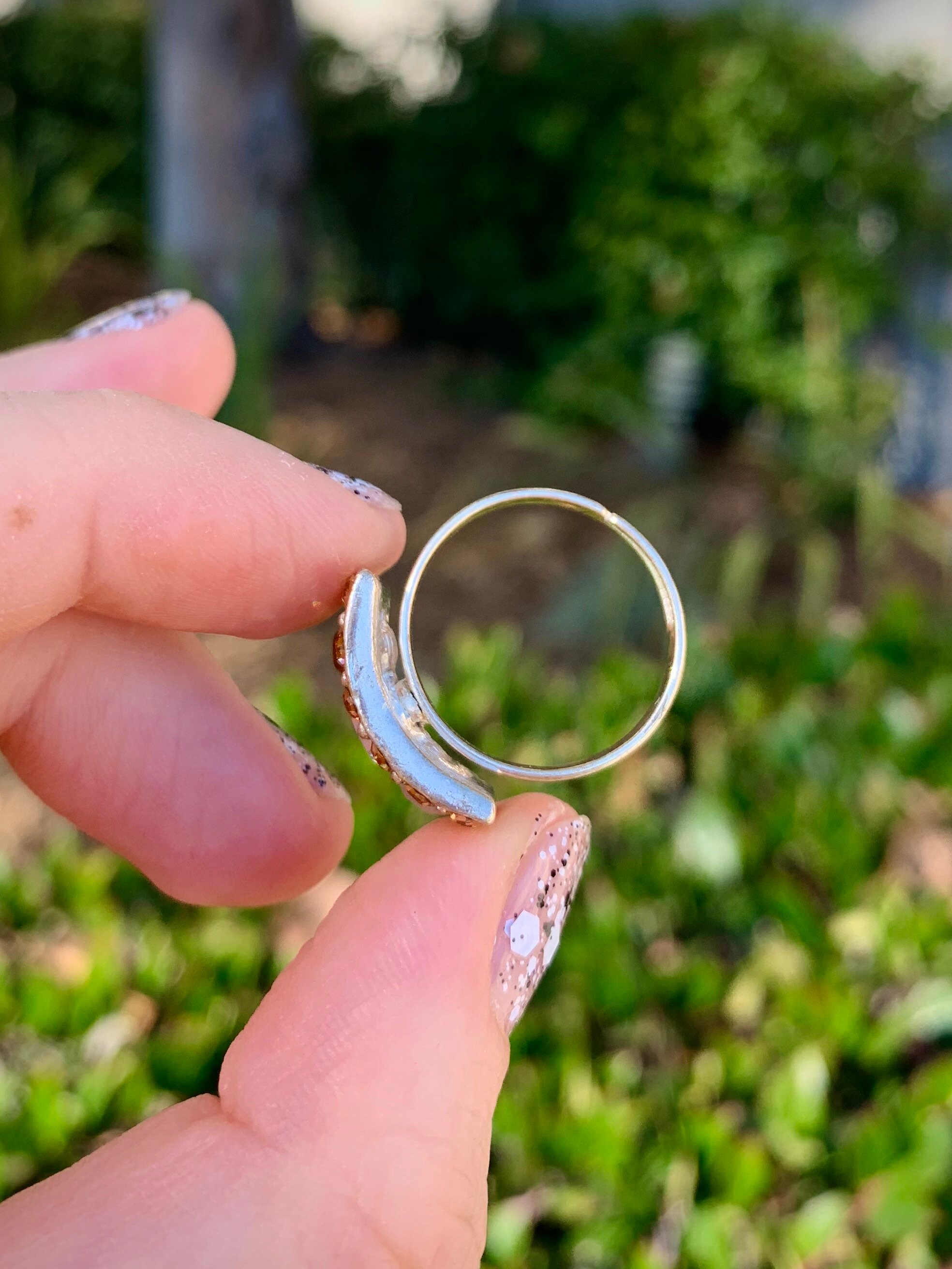 Vintage Ring Vintage Crystal Ring 80s Rings Hollywood | Etsy