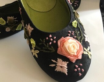 Vintage Rocket Dog borduurwerk flats maat 5