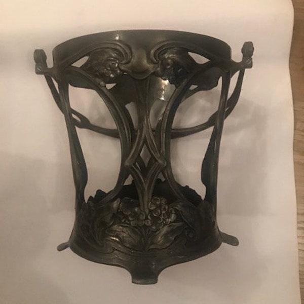 Rare Antique  WMF (formerly known as "Württembergische Metallwarenfabrik" Art Nouveau silver plate bucket