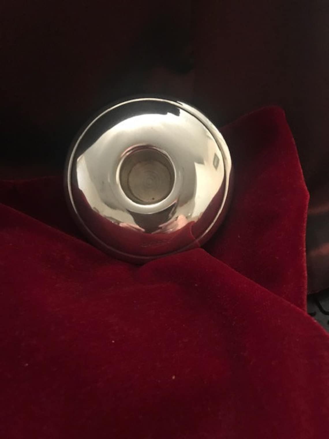 Heavy Vintage B & Co Silver Birmingham 1968 Hallmark Candle Holder. Etsy