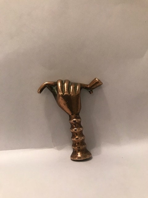 Lot 331 - Victorian brass pipe tampers