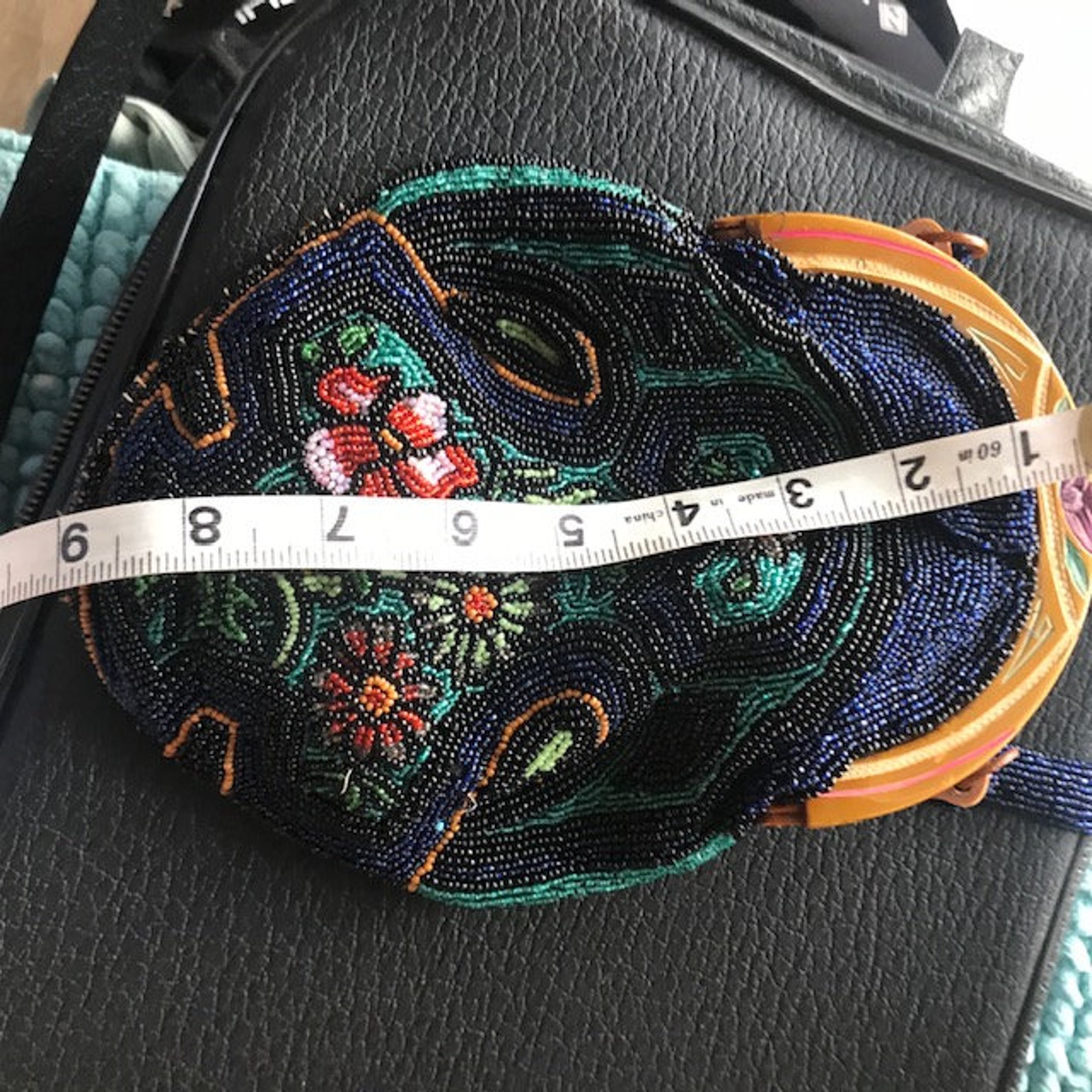 Antique French Beaded Art Deco Purses // Blue Embellished Etsy