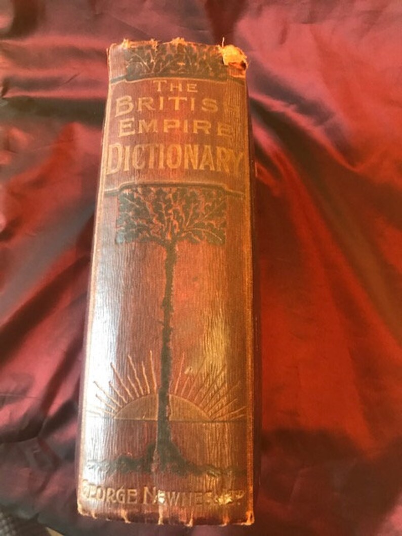 Rare The British Empire Dictionary of the English Language Etsy