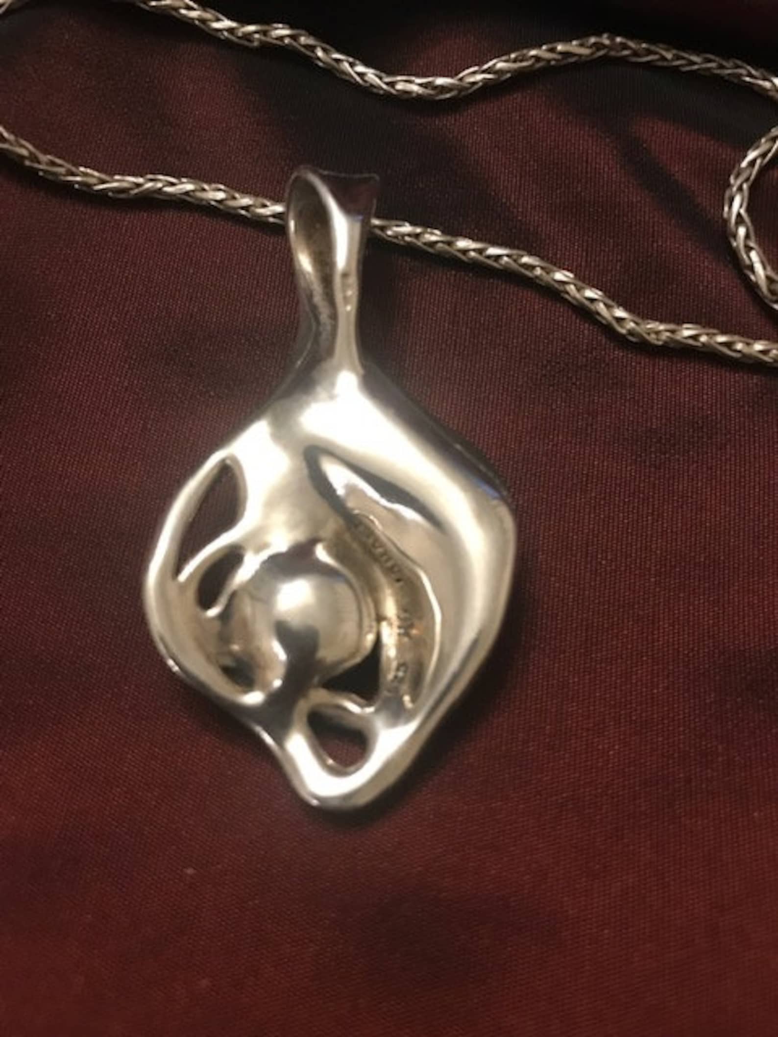 Hagit Gorali Marked 925 Hg Israel Pendant Etsy