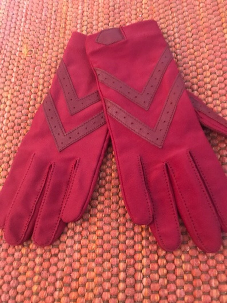 Red Nylon and LYCRA SPANDEX Gloves Etsy