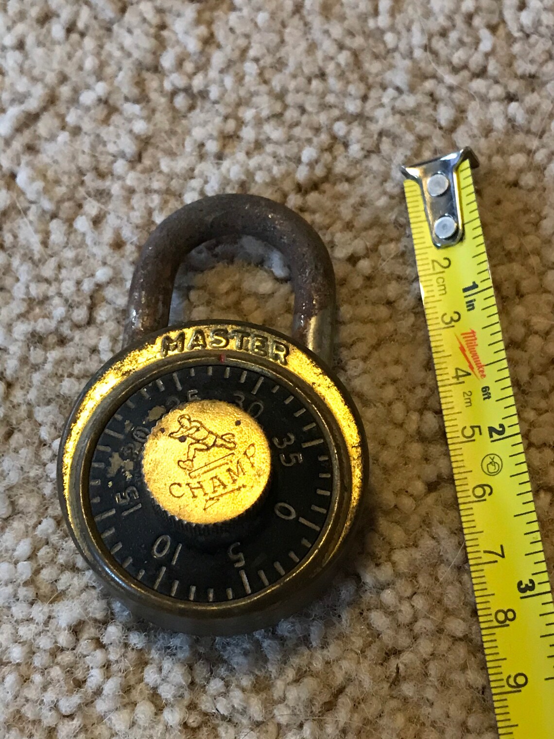 Vintage Master Lock Co Combination Lock E36208 Etsy