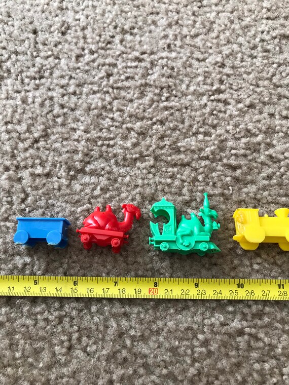 Vintage Plastic Train Cars Toys Prizes Camels Engine Etsy