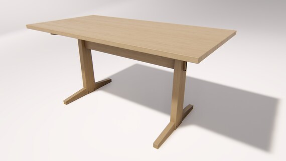 Woodworking Furniture Plans Blueprints Modern Study Desk Etsy