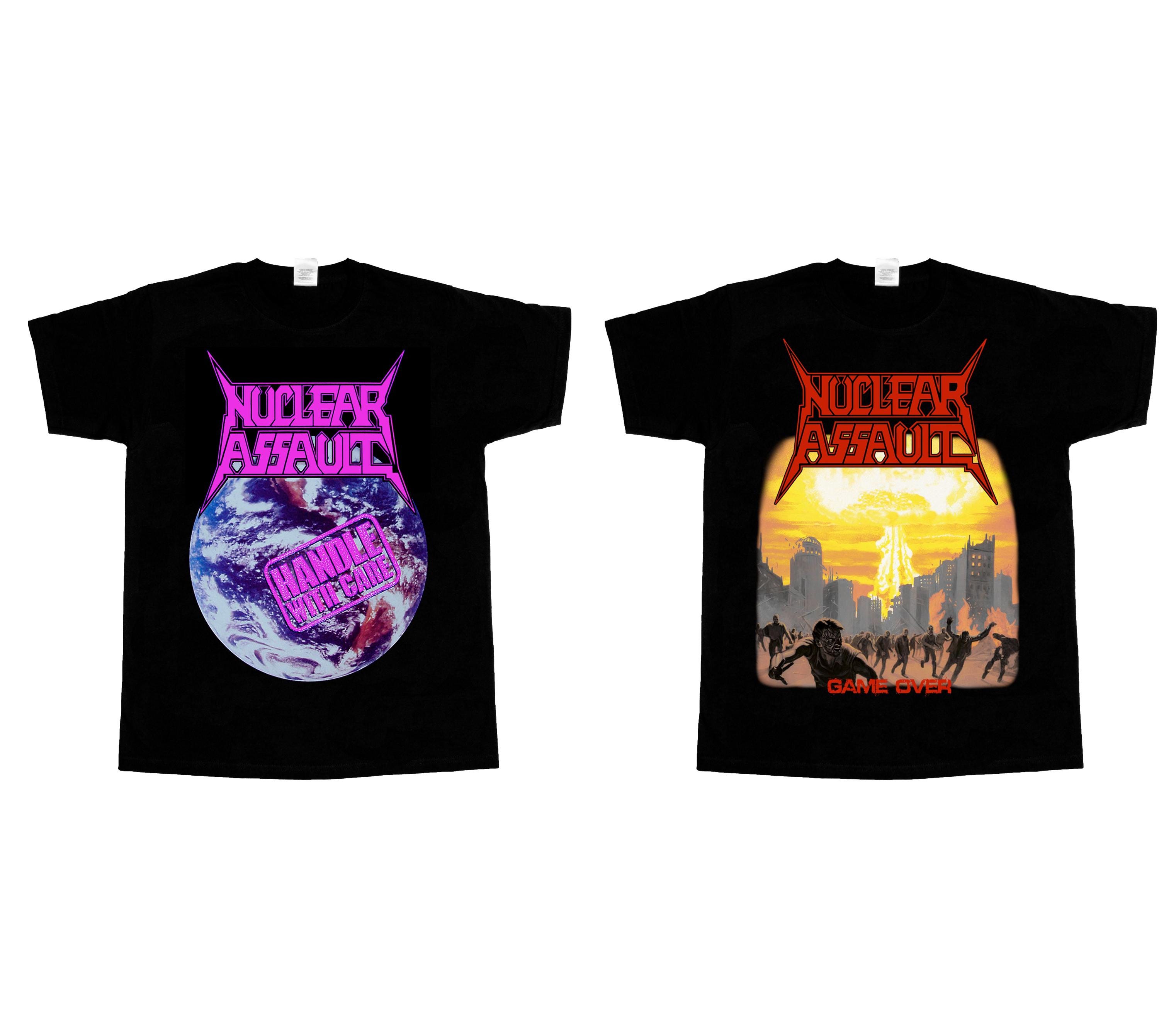 Nuclear Assault Handle With Care Game Over New Short Long Sleeve