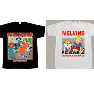 melvins houdini Electroretard neue schwarz/natur t-shirt 3-4xl