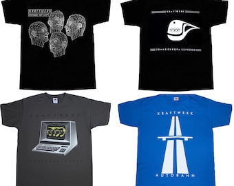 Kraftwerk-Trans-Europe Express Fruit Of The Loom Men's Sky Blue T