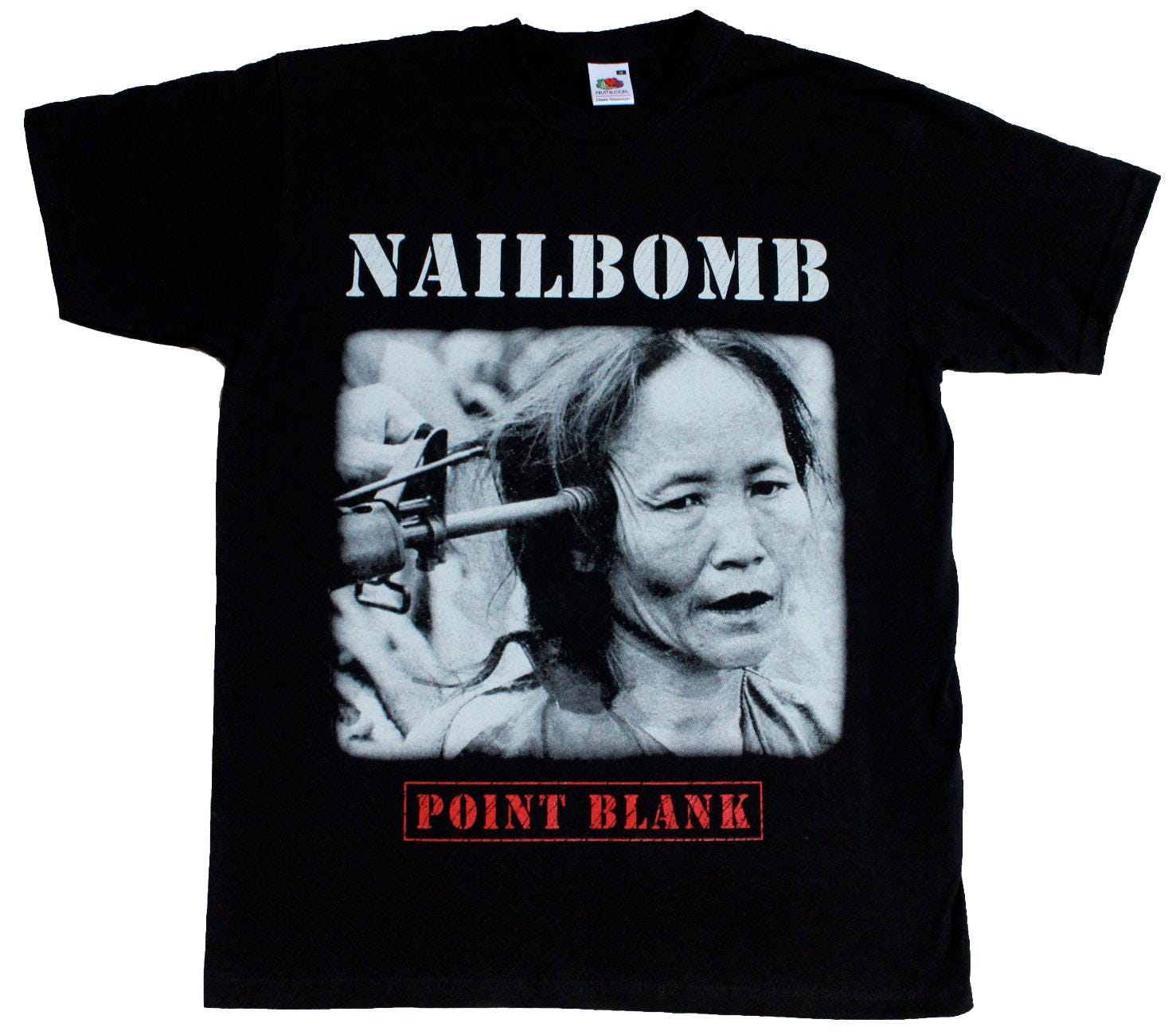 NAILBOMB POINT BLANK'94 Rock New Black Short Long Sleeve T-shirt