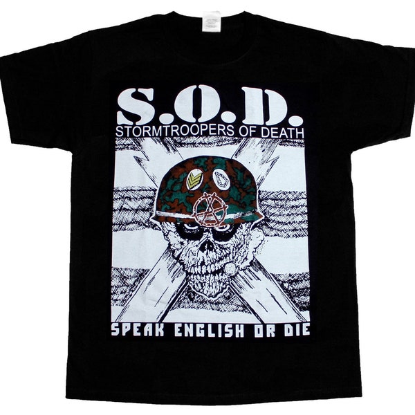 S-5XL s.o.d. sod stormtroopers of death sod short -long sleeve new black t-shirt