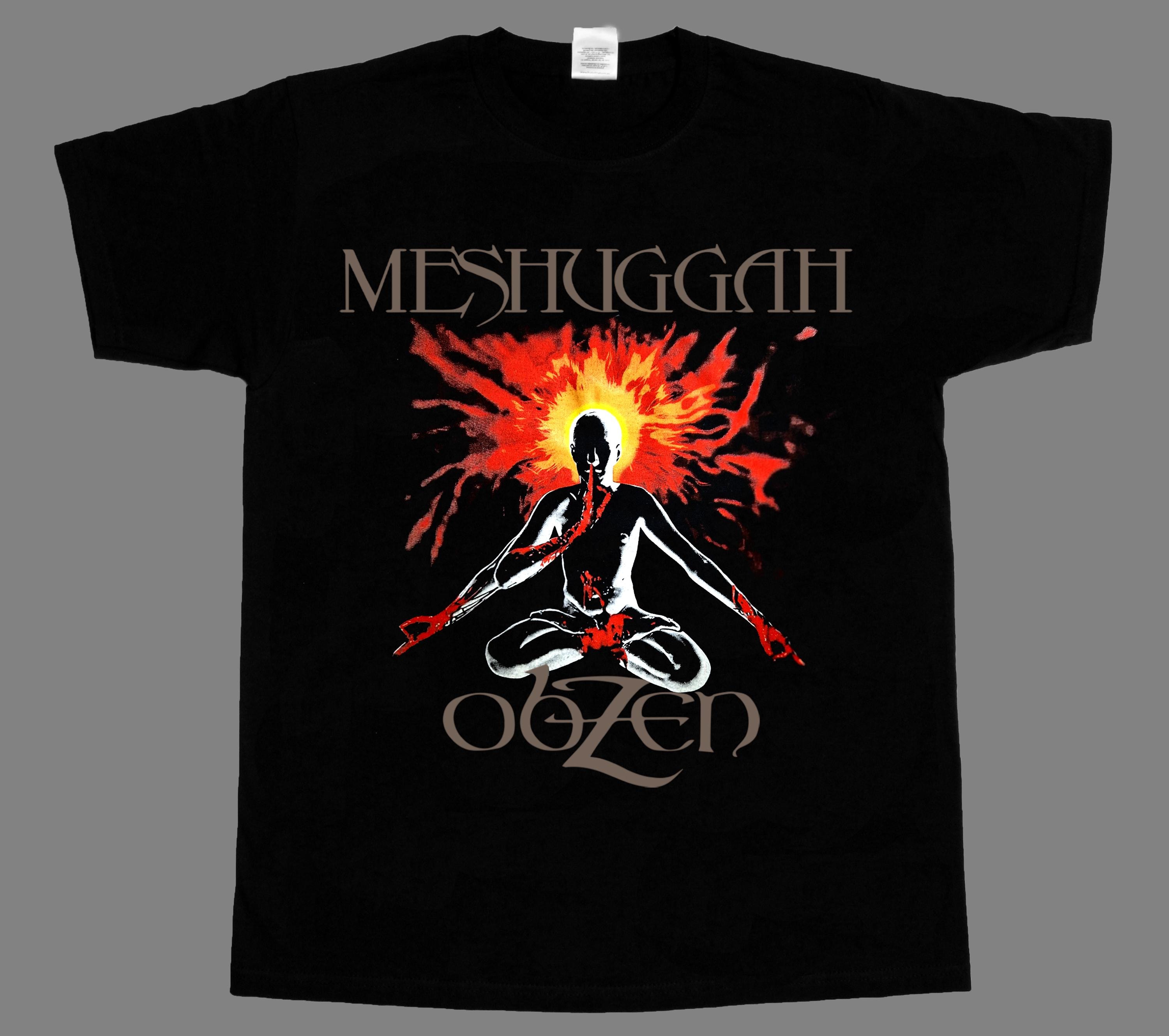 Meshuggah Obzen Rock New Black Short Long Sleeve T-shirt 3xl 4xl