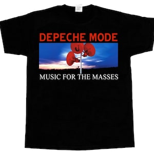 depeche mode music for the masses short - long sleeve new black t-shirt 345XL