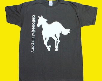 Deftones white pony alternative team sleep crosses new grey short long sleeve t-shirt