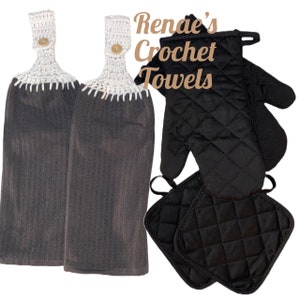 Crochet tea towel bundle