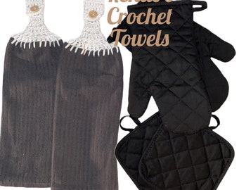 Crochet tea towel bundle