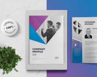 Company Profile , fully editable InDesign template, business brochure, annual report , 22 rich pages layout.