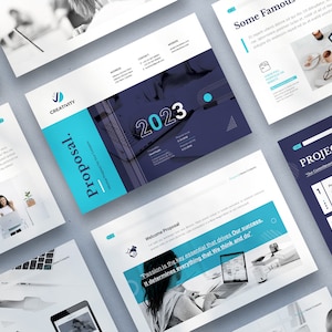 Proposal Template | 24 Custom Pages | A5 Landscape | InDesign | Docx template | Rich layout | fully editable