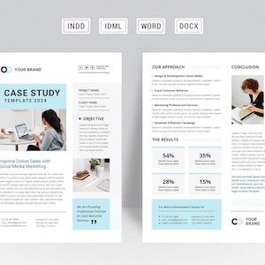 Proposal Template V2 | MS Word Template | Client Proposal Template | Brief Proposal | Case Study | Docx | A4 | Letter | Print Ready
