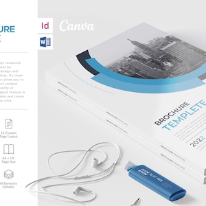 Brochure Template Bundle, Company Brochure Design (Canva, InDesign, Docx) image 2