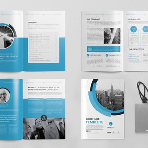 Brochure Template Bundle, Company Brochure Design (Canva, InDesign, Docx) image 7