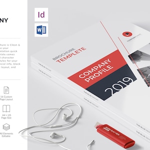 Brochure Template Bundle, Company Brochure Design (Canva, InDesign, Docx) image 4