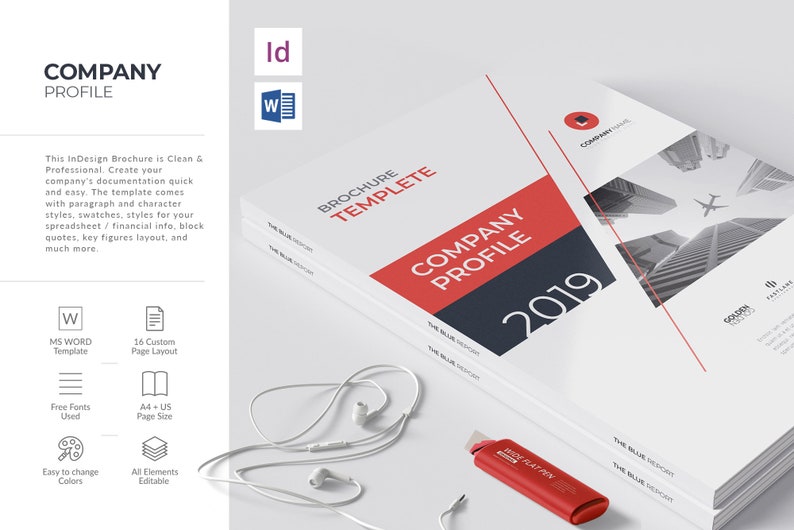 Brochure bundle, Company brochure templates, Brochure design, Docx, Canva, & Indesign, 70% Sales, Over 60 custom pages image 4