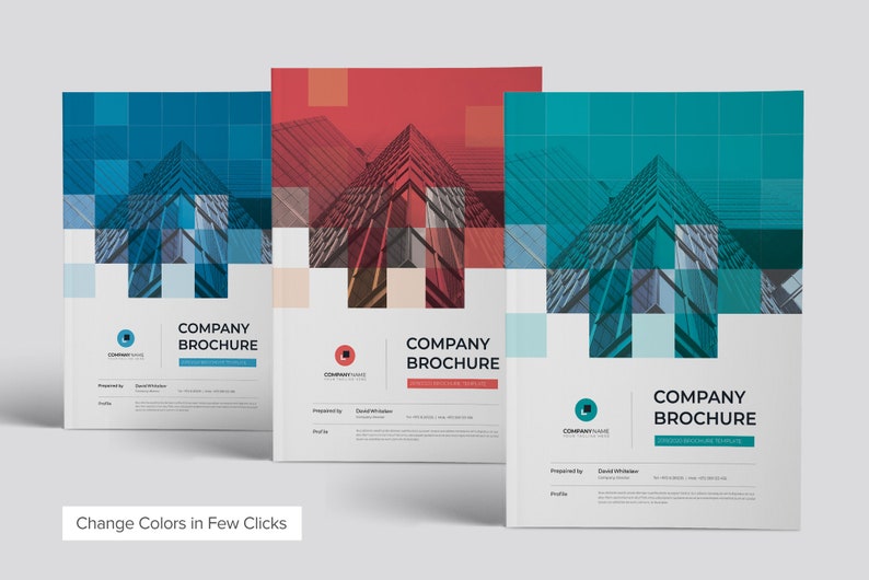 Brochure Template Bundle, Company Brochure Design (Canva, InDesign, Docx) image 10