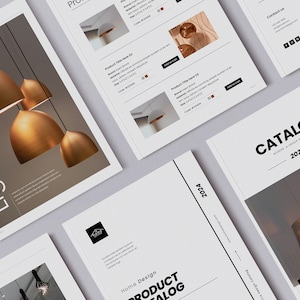 Plantilla de catálogo multipropósito / 16 páginas personalizadas / tamaño de página A4 y carta de EE. UU. / Canva / InDesign / Docx template / totalmente editable