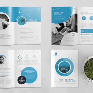 Brochure Template Bundle, Company Brochure Design (Canva, InDesign, Docx) image 8