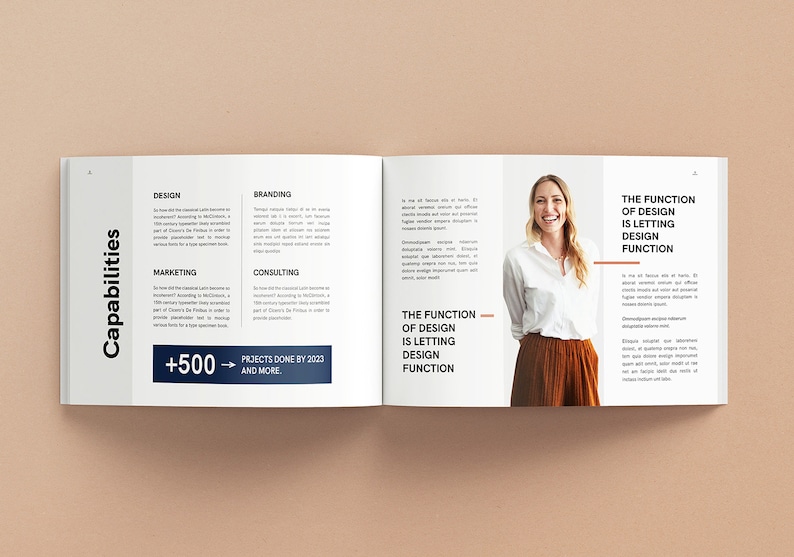 Portfolio Template Showcase Client Portfolio Template Word & Indesign ...