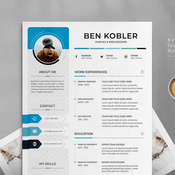 Cover Letter Business Card Resume - Il 600x600.4175560934 N8uk 