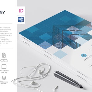 Brochure bundle, Company brochure templates, Brochure design, Docx, Canva, & Indesign, 70% Sales, Over 60 custom pages image 3