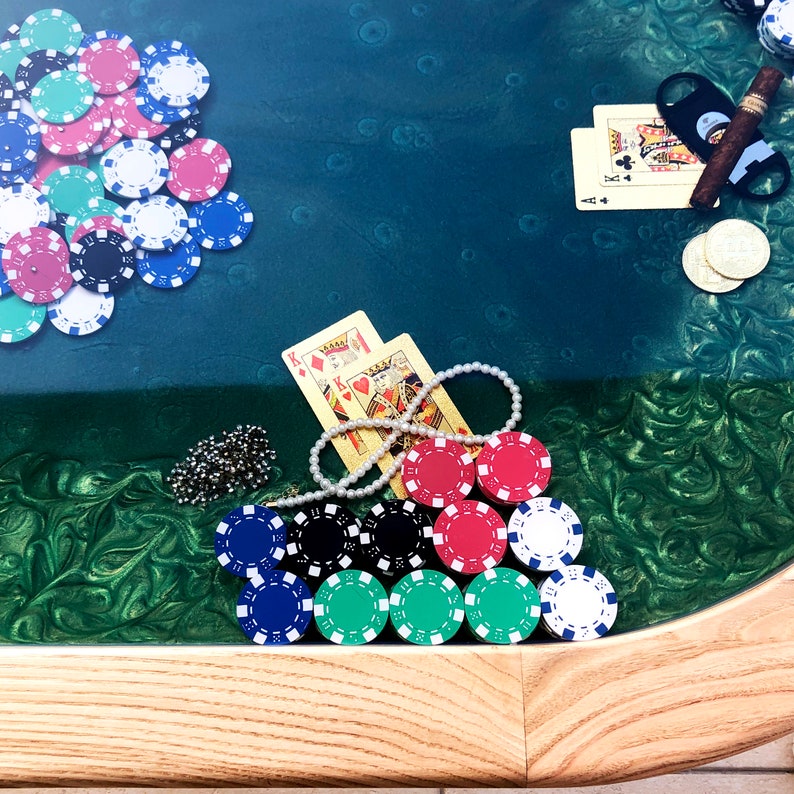 Poker Concept Epoxy Coffee Table Etsy