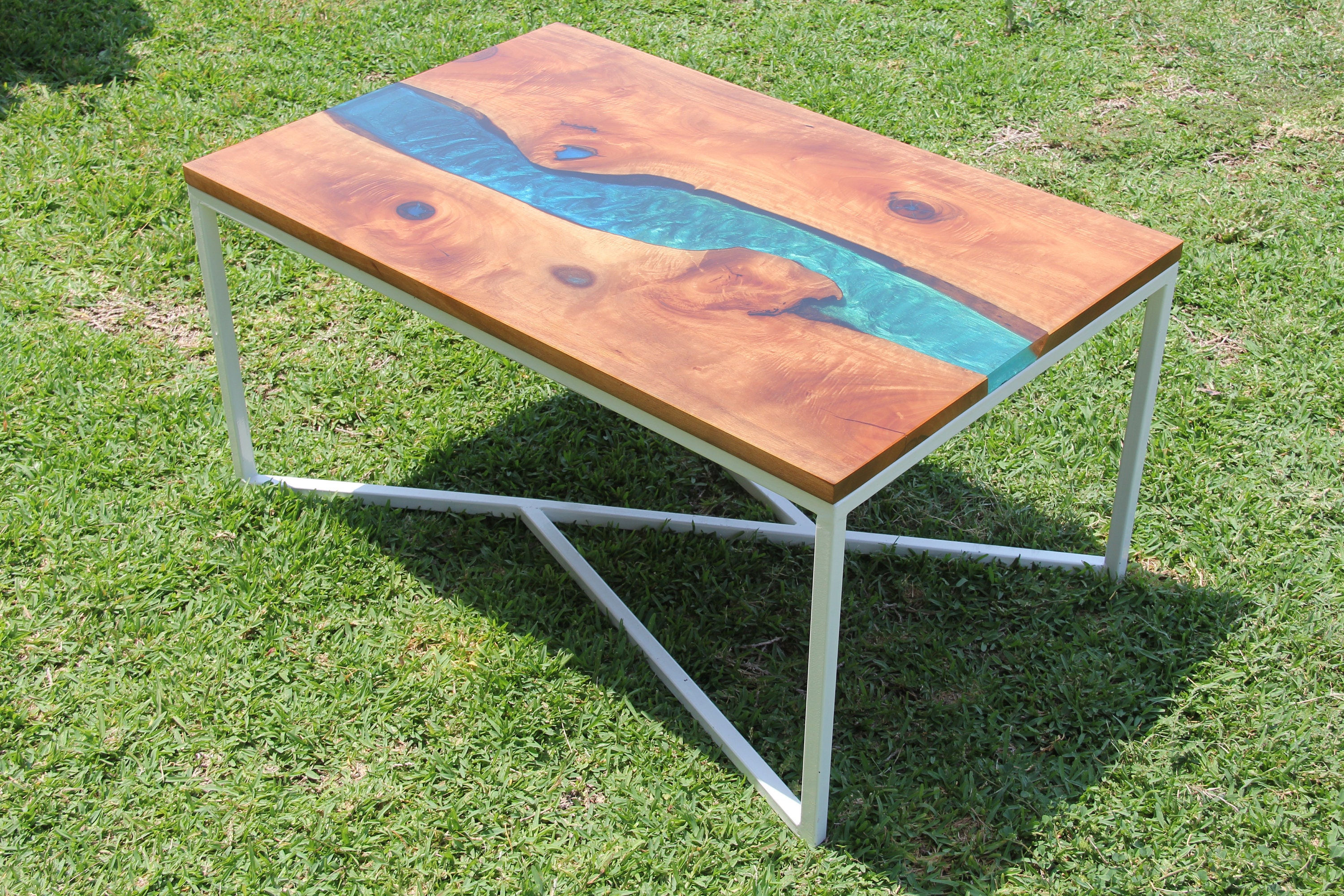 Epoxy River Table, River Coffee Table, Walnut Epoxy River Table, Walnut