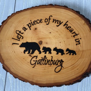 Rustic Wall Art - Gatlinburg Decor - Woodburned Art
