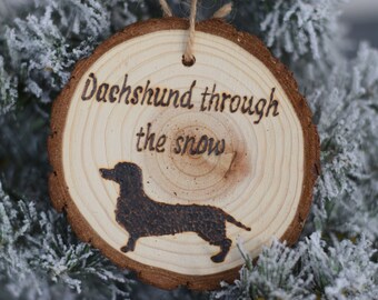 Dachshund Ornament- Dog Lover Gift-