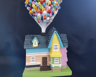 Carl & Ellie house, Up house, flying house, Adventure is Our There!, wedding gift, anniversary, Up Movie, Carl and Ellie, home decor