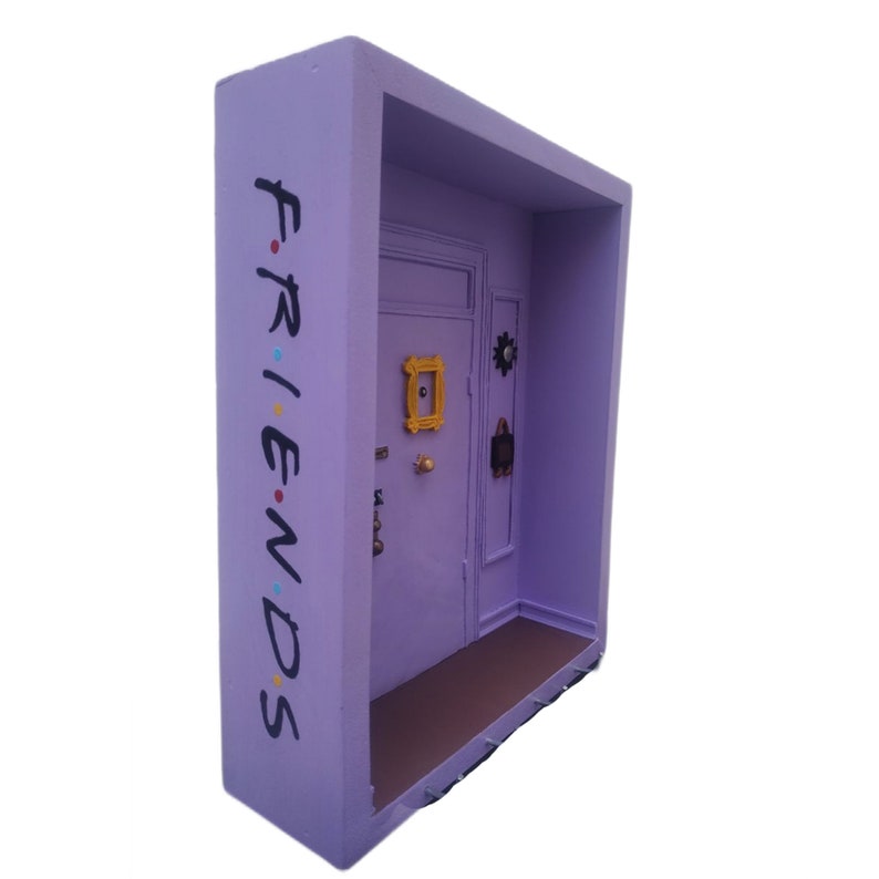 Friends Key Holder Monica's purple door friends frame Etsy