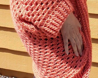 Worsted #4 Red Pink Cascade Superwash 220 Persimmon #1921 sweaters knitting crochet light worsted blankets 100/% merino superwash