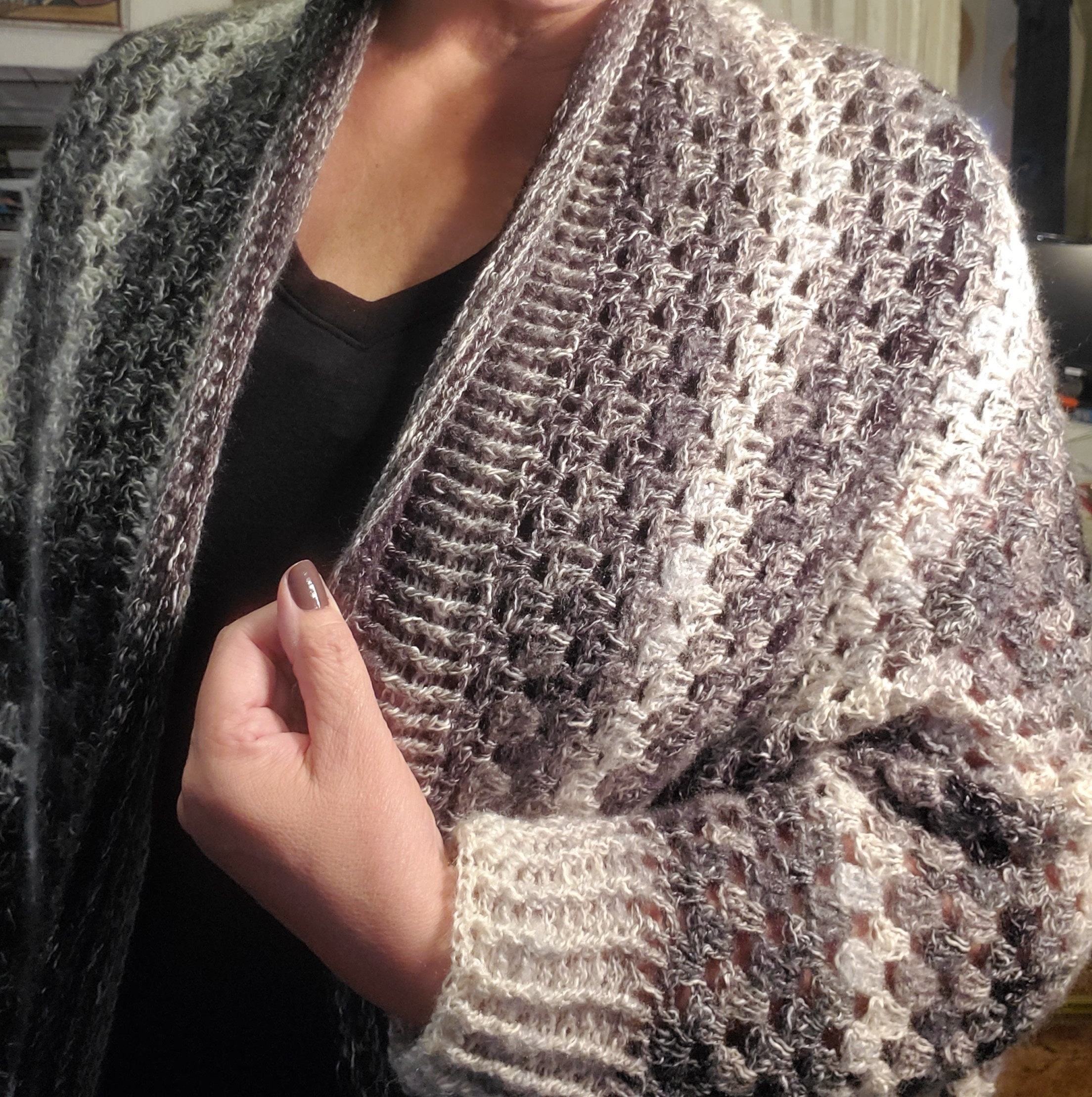 Cream Crochet Shrug - Etsy