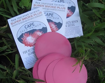 Smoke Primer, Infused Fynbos Paper Disc Germination Aid for Seeds - 1 to 10