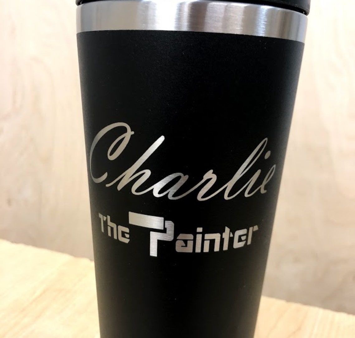 Custom Laser Engraved Tumbler Etsy
